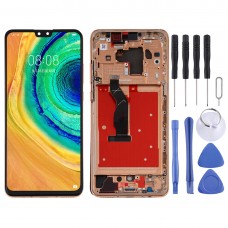 Original OLED LCD Screen for Huawei Mate 30 Digitizer Full Assembly with Frame(Orange)
