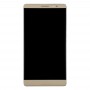 OEM LCD Screen for Huawei Mate 8 Digitizer Full Assembly with Frame(Gold)