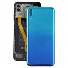 כיסוי אחורי סוללה עם סקי צד עבור Huawei Y7 Pro (2019) (כחול)