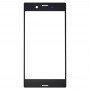עדשת זכוכית חיצונית מסך קדמי עבור Sony Xperia XZ (שחור)