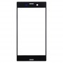 Външен стъклен обектив на предния екран за Sony Xperia XZ (черен)