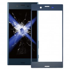 Przedni ekran zewnętrzny soczewki szklane dla Sony Xperia XZ (niebieski)