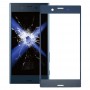 Vnější skleněná čočka na přední obrazovce pro Sony Xperia XZ (modrá)