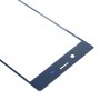 Lentille en verre extérieur à écran avant pour Sony Xperia XZ (bleu)
