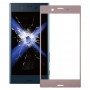 Front Screen Outer Glass Lens for Sony Xperia XZ(Rose Gold)