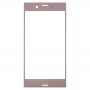 Front Screen Outer Glass Lens for Sony Xperia XZ(Rose Gold)
