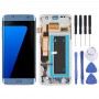 Original Super AMOLED Material LCD Screen and Digitizer Full Assembly(with Frame / Charging Port Flex Cable / Power Button Flex Cable / Volume Button Flex Cable) for Galaxy S7 Edge / G935F / G935FD(Blue)
