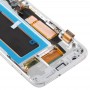 Galaxy S7 Edge / G935F / G935FD（White）用のオリジナルのスーパーAMOLEDマテリアルLCDスクリーンとデジタイザーフルアセンブリ（フレーム /充電ポートフレックスケーブル /電源ボタン /ボリュームボタンフレックスケーブル）