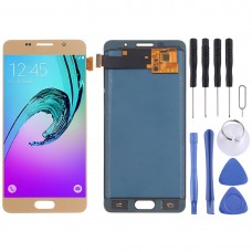 TFT LCD Screen for Galaxy A5 (2016) / A510 with Digitizer Full Assembly (Gold)