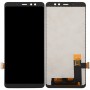 Incell LCD: n puolivälinäyttö Galaxy A8+ (2018) A730F, A730F/DS digitoijakokoonpanolla (musta)