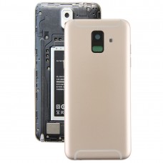 A Galaxy A6 (2018) / A600F hátsó burkolatához oldalsó kulcsokkal és kamera lencsével (arany)