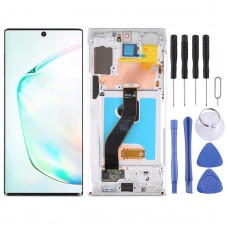 Original LCD Screen for Samsung Galaxy Note10 4G/Note10 5G SM-N971/N970 Digitizer Full Assembly With Frame (Silver)