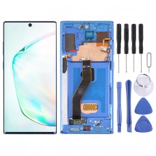 Original LCD Screen for Samsung Galaxy Note10+ 4G/Note10+ 5G SM-N976/N975 Digitizer Full Assembly With Frame (Dark Blue)