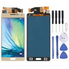 TFT LCD ეკრანი Galaxy A5, A500F, A500FU, A500M, A500Y, A500YZ Digitizer Full Assembly (ოქრო)