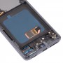 Original Super AMOLED LCD-skärm för Samsung Galaxy S21 4G/S21 5G SM-G990 SM-G991 Digitizer Fullmontering med ram (svart)