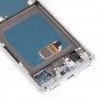 Alkuperäinen Super AMOLED LCD -näyttö Samsung Galaxy S21 4G/S21 5G SM-G990 SM-G991 Digitoija Koko kokoonpano kehyksellä (hopea)