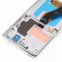Original Super AMOLED LCD Screen For Samsung Galaxy S21 Ultra 5G SM-G998B Digitizer Full Assembly with Frame (Silver)