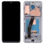 Original Super AMOLED LCD Screen With Digitizer Full Assembly with Frame for Samsung Galaxy S20 5G SM-G981B(Silver)