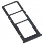 For Samsung Galaxy M21 SM-M215 SIM Card Tray + SIM Card Tray + Micro SD Card Tray (Black)