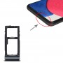 Pour Samsung Galaxy A52S 5G SM-A528 SIM Card Tray + SIM Card Tray / Micro SD Card Tray (noir)