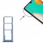 Для Samsung Galaxy M32 SM-M325 SIM-карта лоток + лоток SIM-карты + лоток Micro SD (синий)