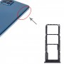 Pour Samsung Galaxy M32 5G SM-M326B, plateau de carte SIM d'origine + plateau de carte SIM + Micro SD Card Tray (noir)