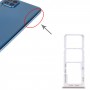 För Samsung Galaxy M32 5G SM-M326B Original SIM-kortfack + SIM-kortfack + Micro SD Card Tray (White)