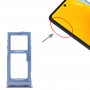 Pour Samsung Galaxy M52 5G SM526B, plateau de carte SIM d'origine + plateau de carte SIM / Micro SD Card Tray (bleu)