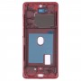 עבור Samsung Galaxy S20 Fe 5g SM-G781B צלחת לוחית מסגרת אמצעית (אדום)