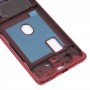 Para Samsung Galaxy S20 Fe 5G SM-G781B Middle Frame Bisel Plate (rojo)