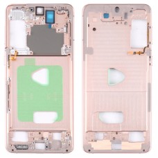 Para Samsung Galaxy S21+ 5G SM-G996B Middle Frame Bisel Plate (rosa)