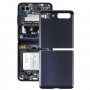 Для Samsung Galaxy Z Flip 4G SM-F700 Стеклянная батарея задняя батарея (черная)