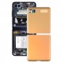 For Samsung Galaxy Z Flip 4G SM-F700 Glass Battery Back Cover (Gold)