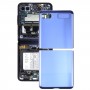 Dla Samsung Galaxy Z Flip 4G SM-F700 Glass Batter Cover (niebieski)