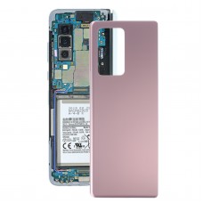 Для Samsung Galaxy Z FOLD2 5G SM-F916B Скляна батарея задня акумулятор (рожевий)
