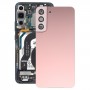 Для Samsung Galaxy S22+ 5G SM-S906B Задня акумуляторна кришка з кришкою об'єктива камери (рожева)