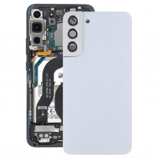 For Samsung Galaxy S22+ 5G SM-S906B Battery Back Cover with Camera Lens Cover (White)