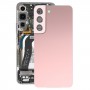 Для Samsung Galaxy S22 5G SM-S901B Задня кришка акумулятора з кришкою об'єктива камери (рожева)
