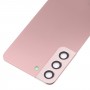 Para Samsung Galaxy S22 5G SM-S901B Batería Tapa trasera con cubierta de lente de cámara (rosa)