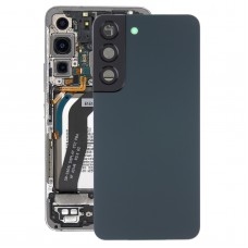 За Samsung Galaxy S22 5G SM-S901B BATTOR BATHRE CIAL с капак на обектива на камерата (зелен)