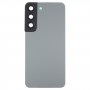 För Samsung Galaxy S22 5G SM-S901B Batteriets bakåtskydd med kameralinsskydd (grå)