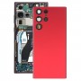 Für Samsung Galaxy S22 Ultra 5G SM-S908B Batterie Rückzugabdeckung mit Kamera-Objektivabdeckung (rot)