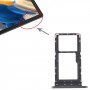 Per Samsung Galaxy Tab A8 10.5 2021 SM-X200 / X205 SIM Card VAY + VAY SIM VAY / Micro SD Card vassoio (nero)