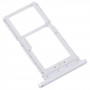 For Samsung Galaxy Tab A8 10.5 2021 SM-X200/X205 SIM Card Tray + SIM Card Tray / Micro SD Card Tray (White)