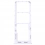 För Samsung Galaxy A13 SM-A135 Original SIM-kortfack + SIM-kortfack + Micro SD Card Tray (White)