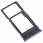 För Samsung Galaxy M53 SM-M536B Original SIM-kortfack + Micro SD Card Tray (Black)