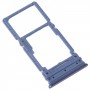 För Samsung Galaxy M53 SM-M536B Original SIM-kortfack + Micro SD Card Tray (Blue)