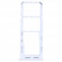 För Samsung Galaxy A04S SM-A047F Original SIM-kortfack + SIM-kortfack + Micro SD Card Tray (White)