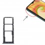 Pour Samsung Galaxy A04 SM-A045F, plateau de carte SIM d'origine + plateau de carte SIM + Micro SD Card Tray (vert)
