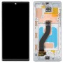 OLED-ЖК-экран для Samsung Galaxy Note10 SM-N970 Digitizer Полная сборка с рамой, не поддерживающая идентификацию отпечатков пальцев (серебро)